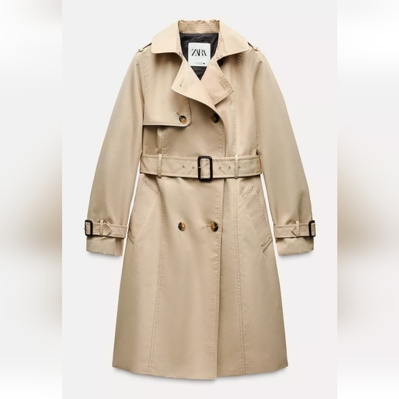Zara Jackets & Blazers - Zara Women's Beige Trench Coat